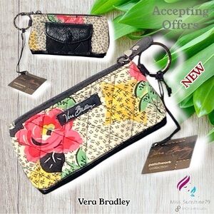 Vera Bradley NEW - Patchwork Collection - Coin Purse black 10486 - 081